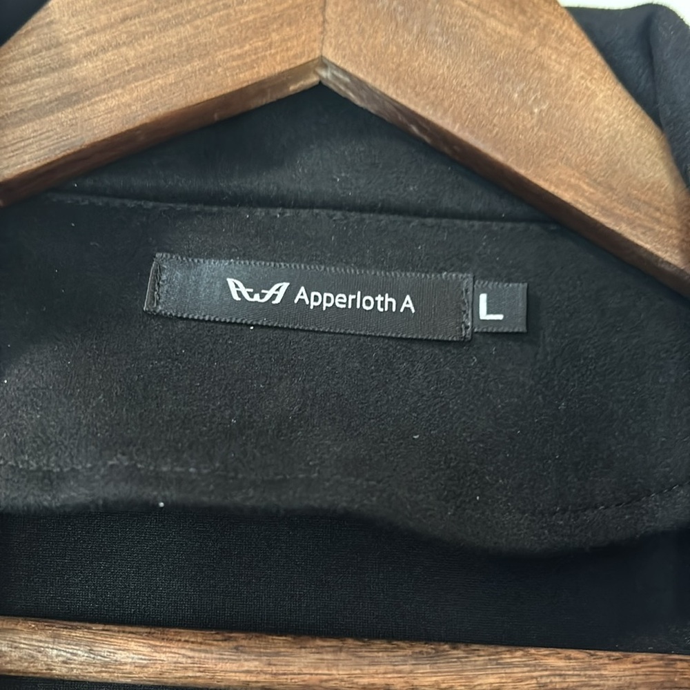 Apperloth A Black Moto Jacket - Picture 6 of 7
